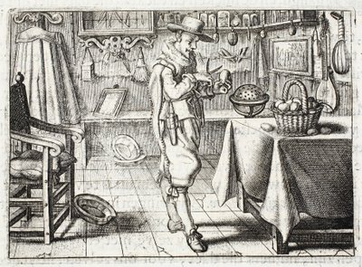 Washing the corn, illustration from 
